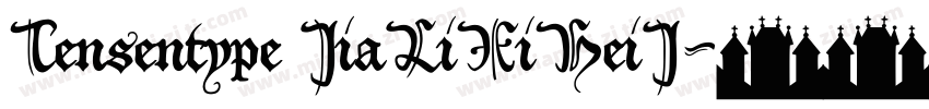Tensentype JiaLiXiHeiJ字体转换